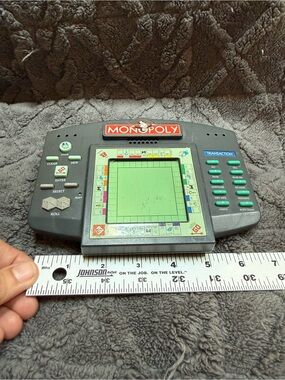 Vintage 1997 Monopoly Electronic Handheld Game - Hasbro - TESTED & Clean